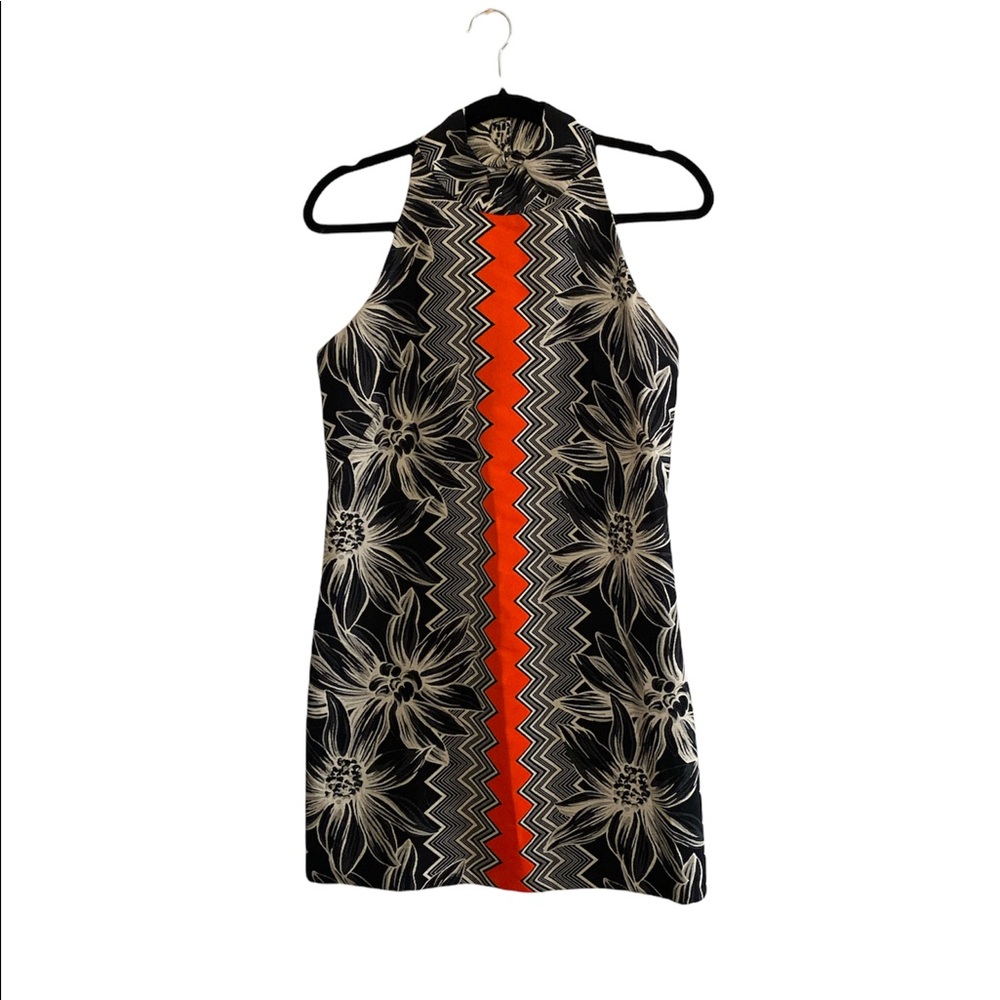 Milly Floral Aesthetic Halter Dress